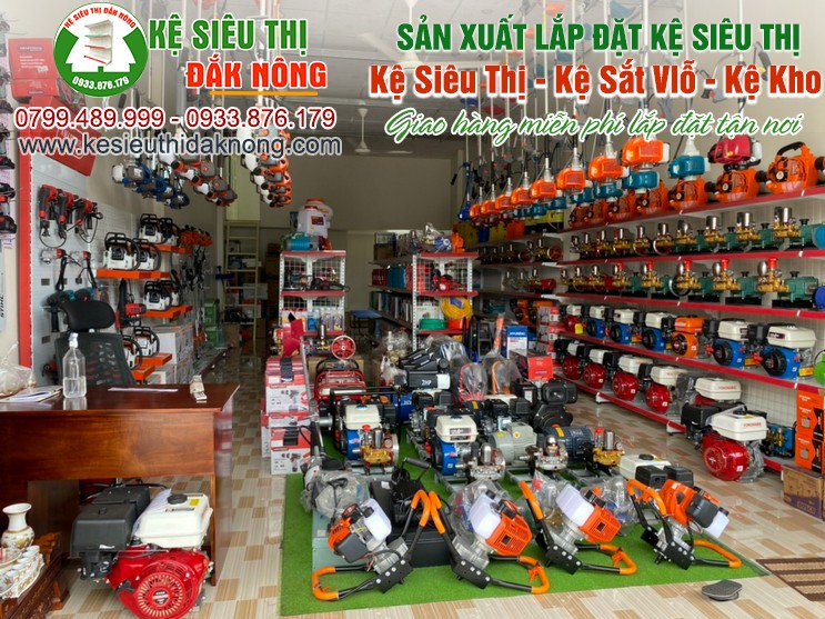 Kệ Siêu Thị Đắk Nông - Giao Hàng Lắp đặt Miễn Phí