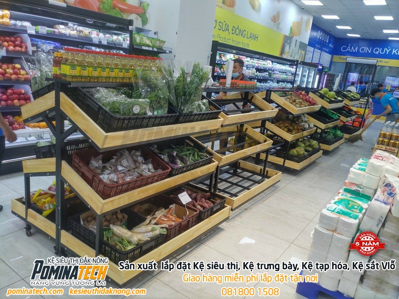 Kệ Siêu Thị - Kệ Trưng Bày Pominatech