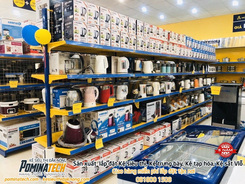 Kệ Siêu Thị - Kệ Trưng Bày Pominatech