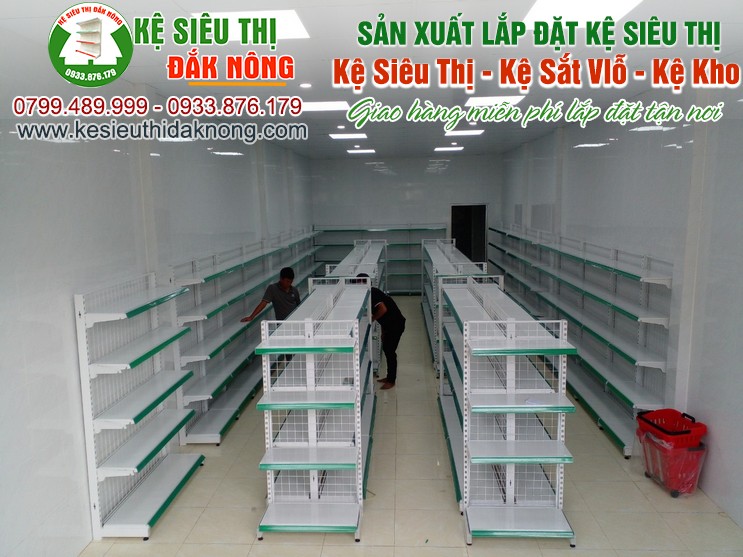 Kệ Siêu Thị Thành phố Gia Nghĩa Đắk Nông - Giao Hàng Lắp đặt Miễn Phí