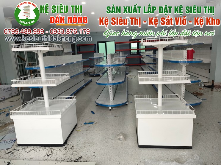 Kệ Siêu Thị Đắk Nông - Giao Hàng Lắp đặt Miễn Phí