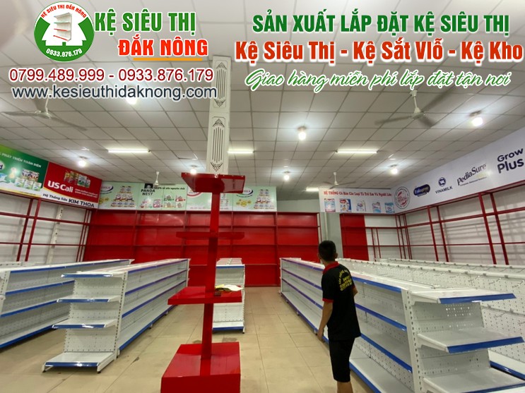Kệ Siêu Thị Thành phố Gia Nghĩa Đắk Nông - Giao Hàng Lắp đặt Miễn Phí