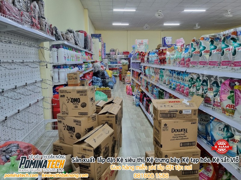 Kệ Siêu Thị - Kệ Trưng Bày Pominatech