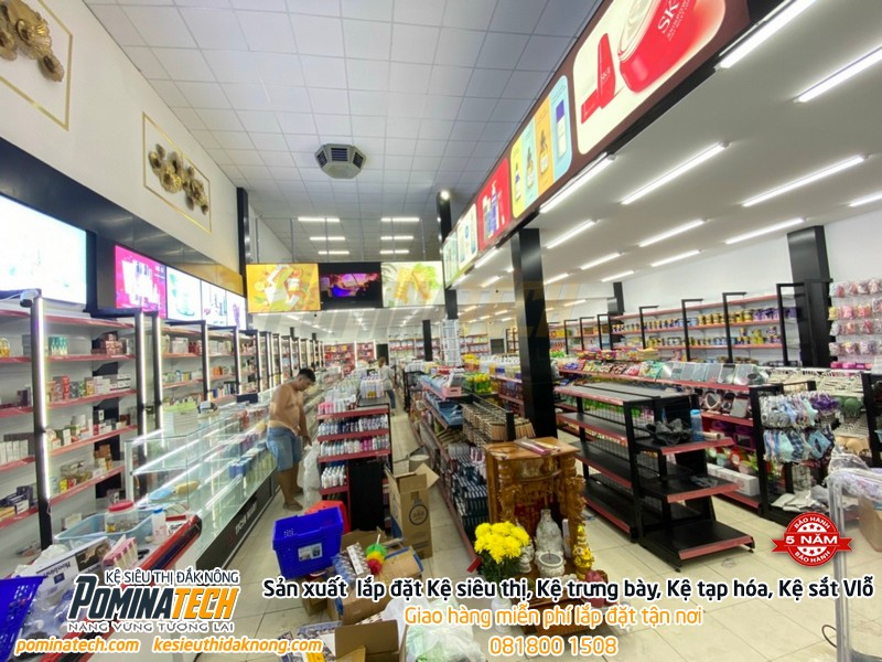Kệ Siêu Thị - Kệ Trưng Bày Pominatech