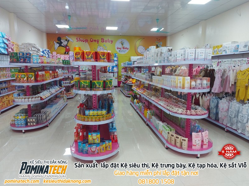 Kệ Siêu Thị - Kệ Trưng Bày Pominatech