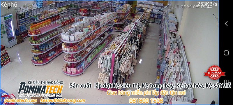 Kệ Siêu Thị - Kệ Trưng Bày Pominatech